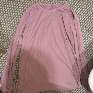 Long Sleeve Activewear Mauve Top